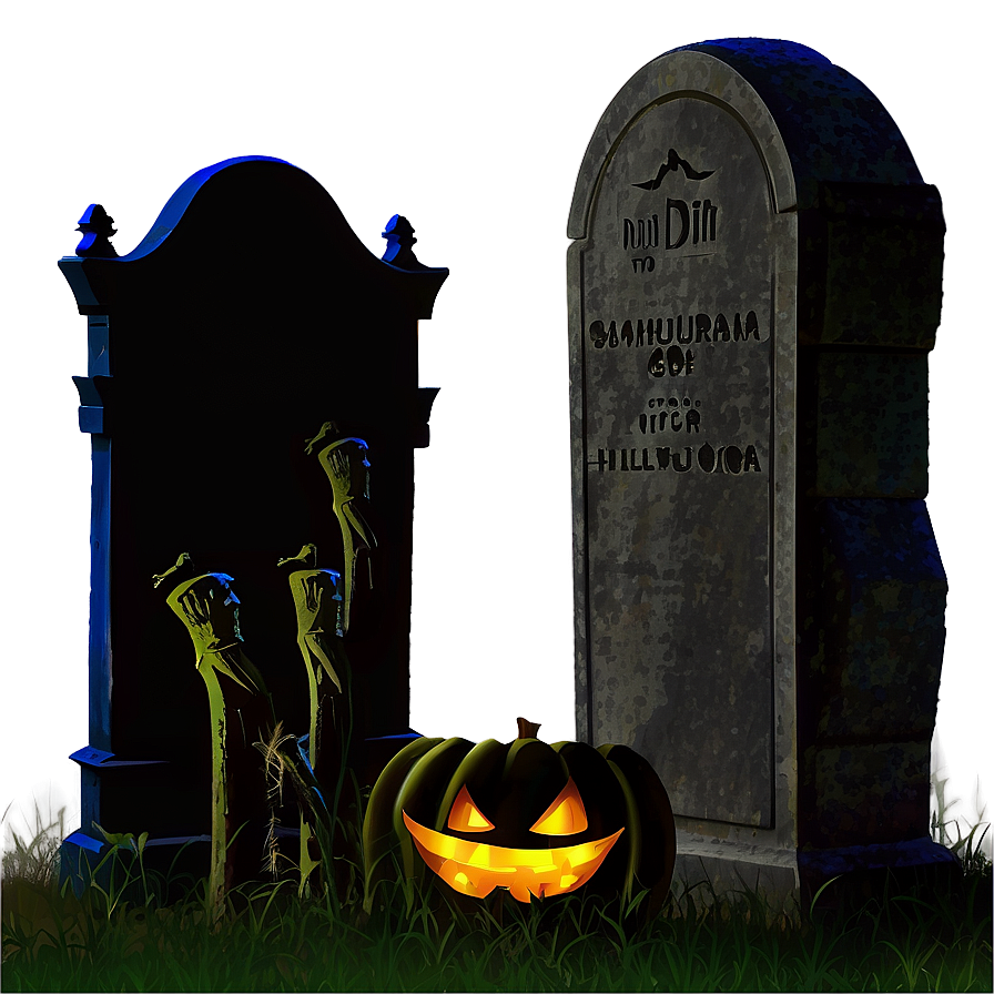 Halloween Graveyard Png 04292024 PNG