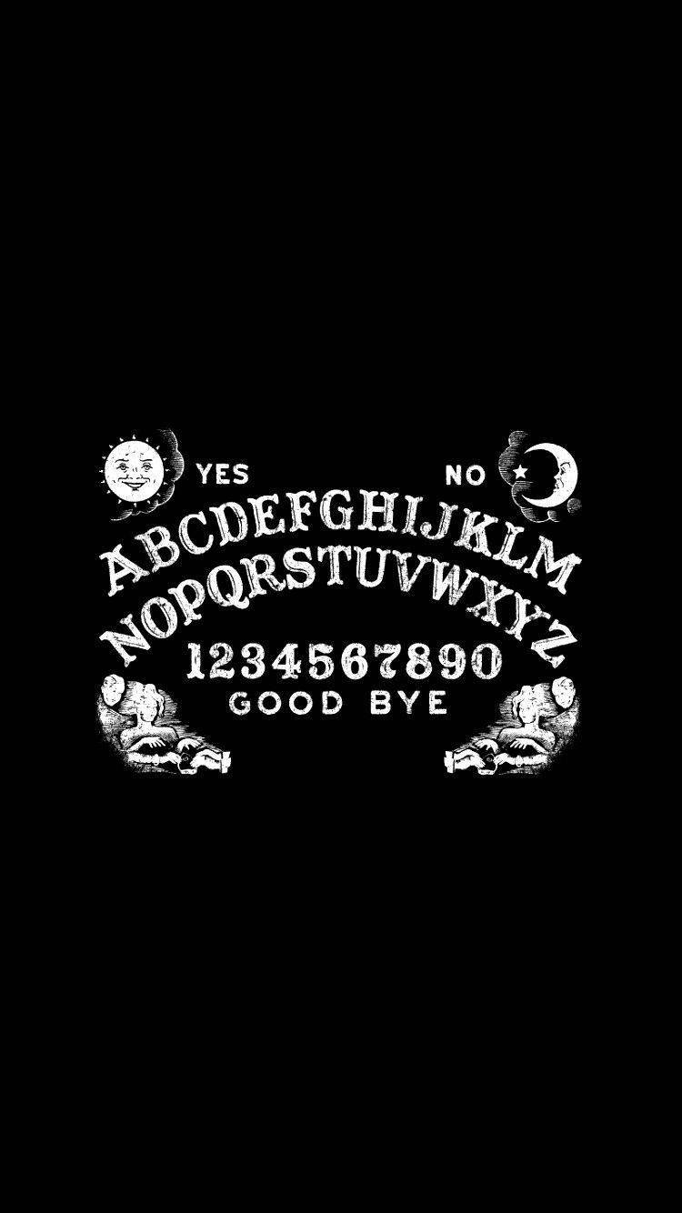 Halloween Grunge Ouija Board Wallpaper