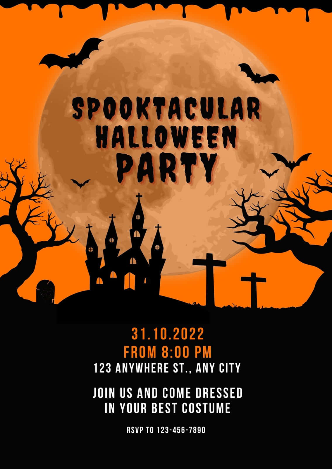 Spooktacular Halloween Invitations Wallpaper