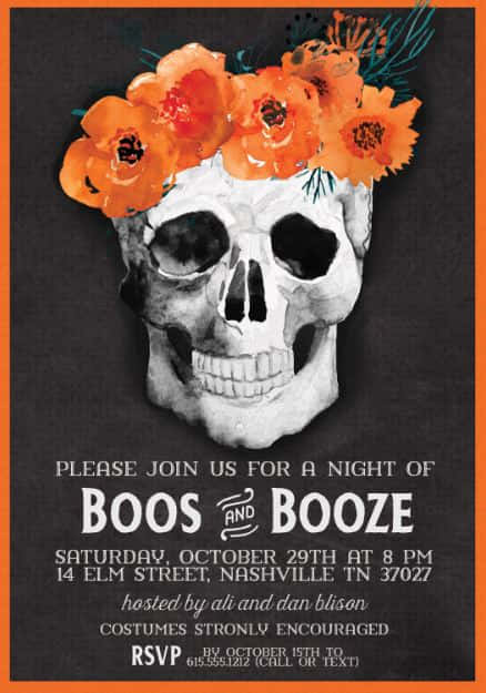 Spook up your Halloween party with these creative invitations! Wallpaper