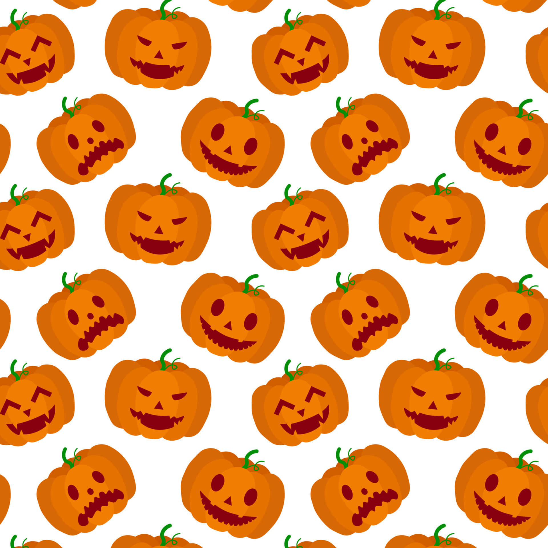 Halloween Jack O Lantern Pattern.jpg Wallpaper