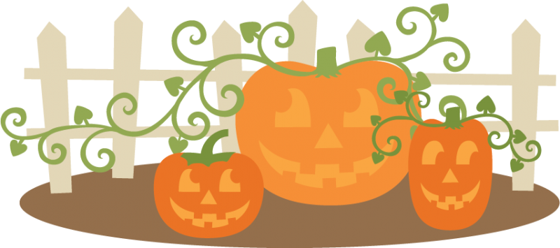 Halloween Jack O Lanterns Fence Background PNG