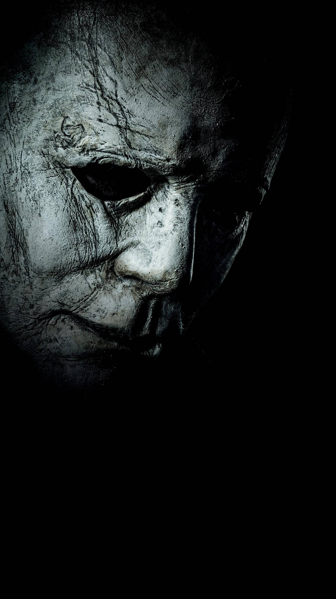 Halloweenmata Máscara De Silueta Oscura Fondo de pantalla