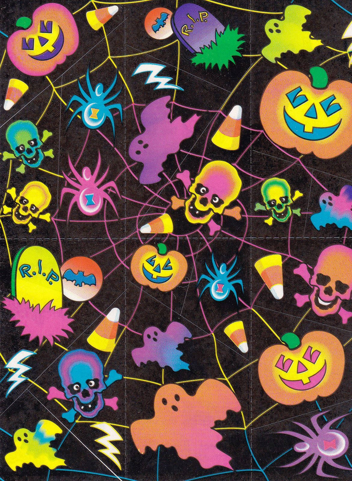 Halloween Lisa Frank Wallpaper