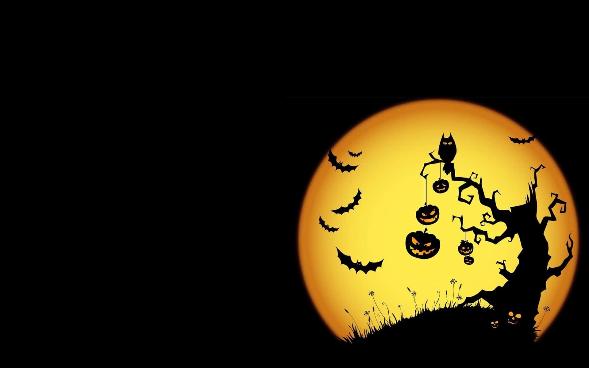 Full Moon Halloween Macbook Wallpaper