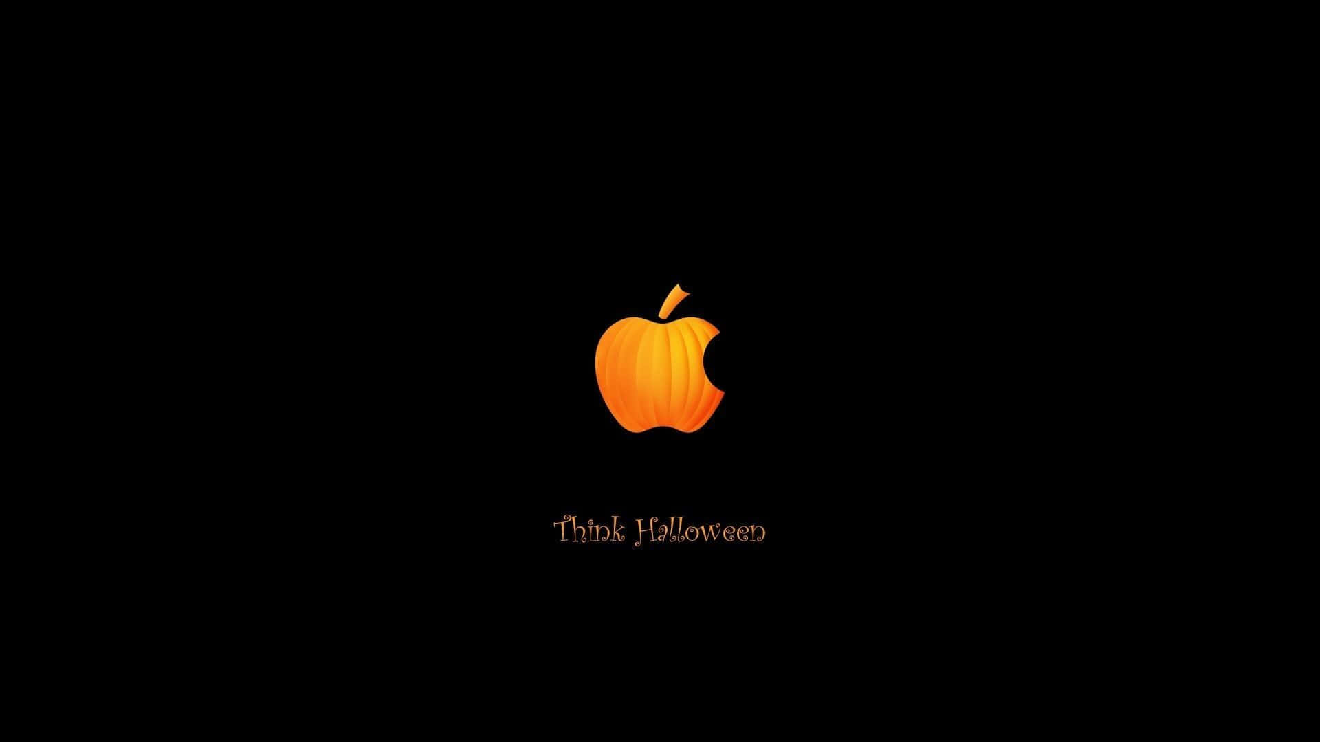 Logodi Apple Halloween Macbook Sfondo