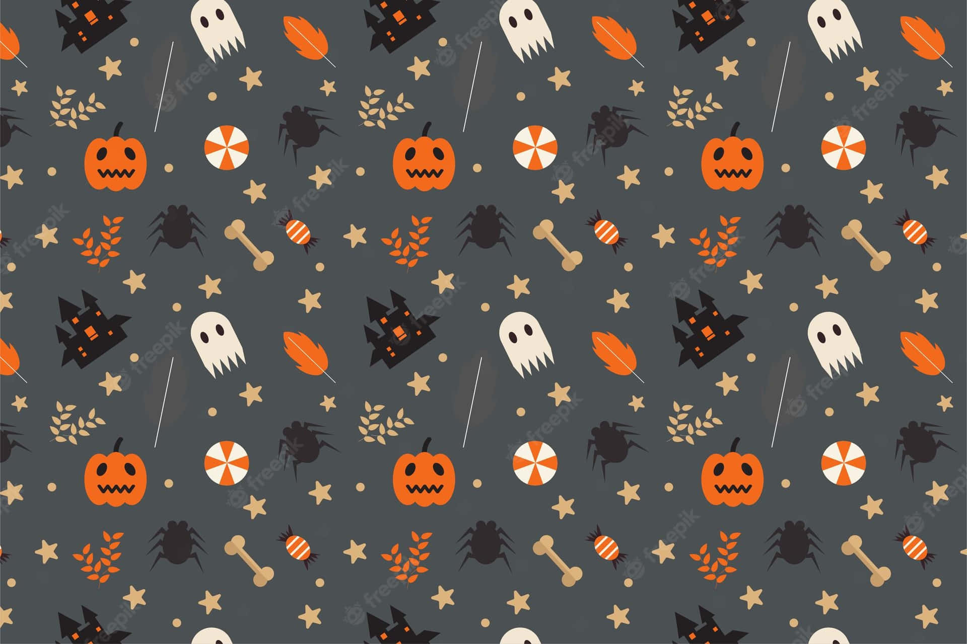"This Halloween, customize your Macbook and make your work stand out!" Wallpaper