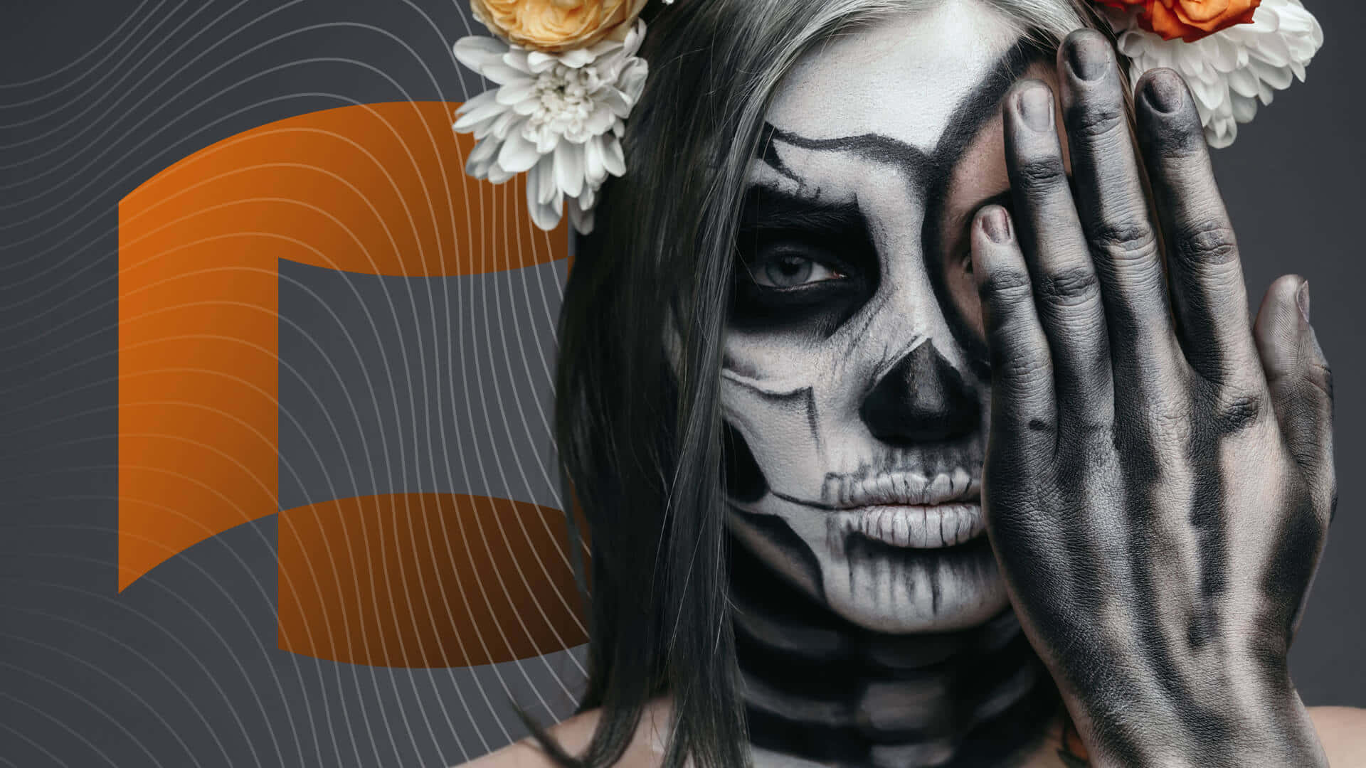 Get creative with your Halloween makeup look! Wallpaper
