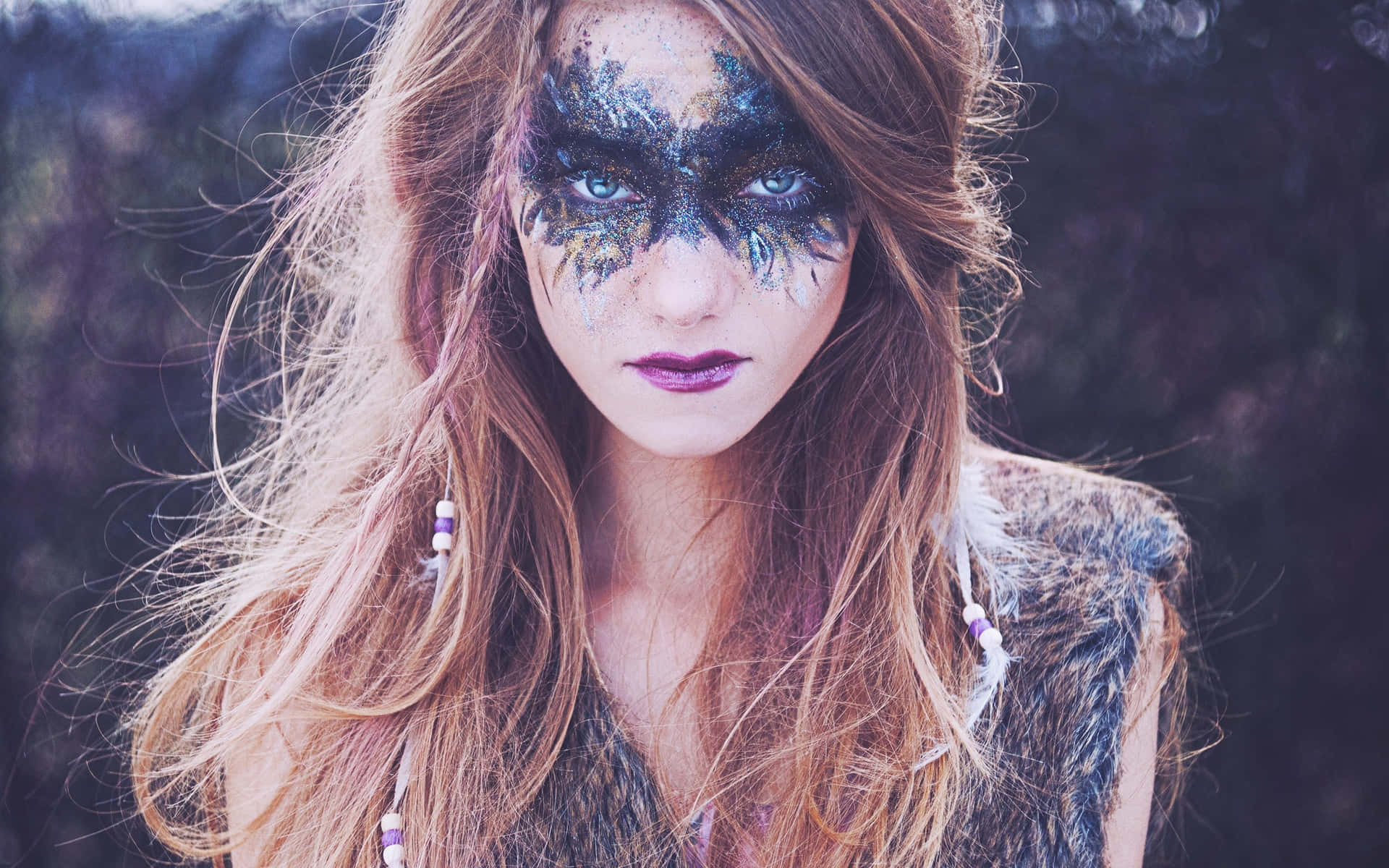 Unleash the zombie inside you with creative Halloween makeup Wallpaper