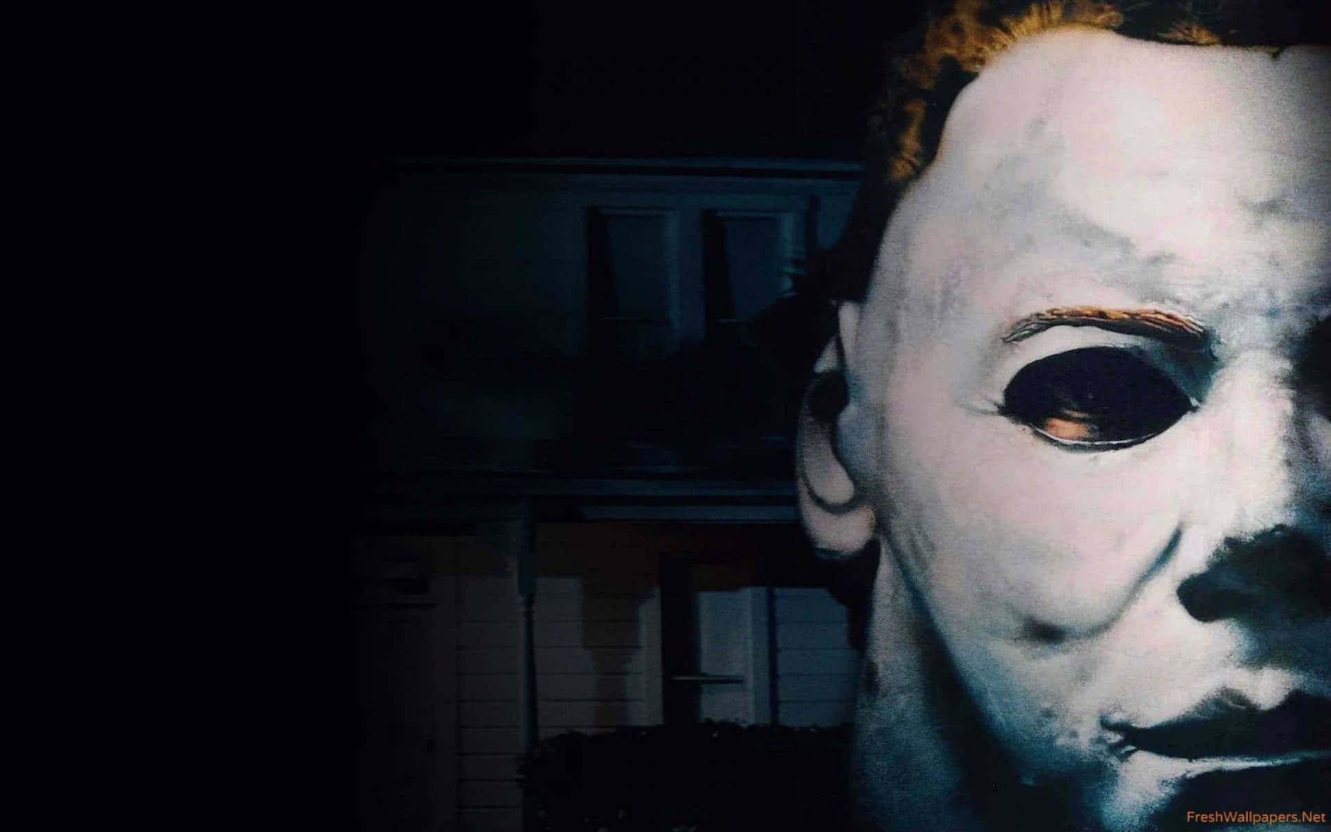 Halloween Michael Myers Half Face Wallpaper