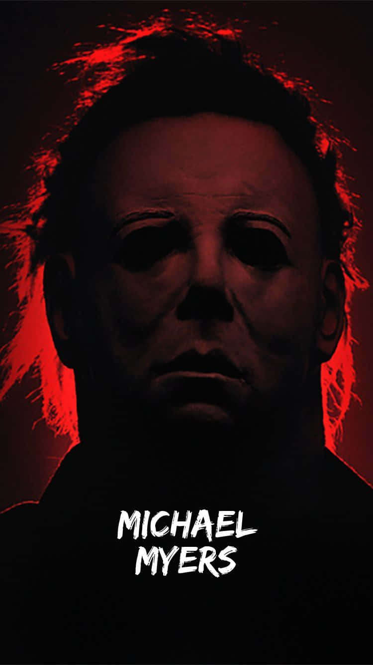 Halloween Michael Myers blodrød tapet Wallpaper