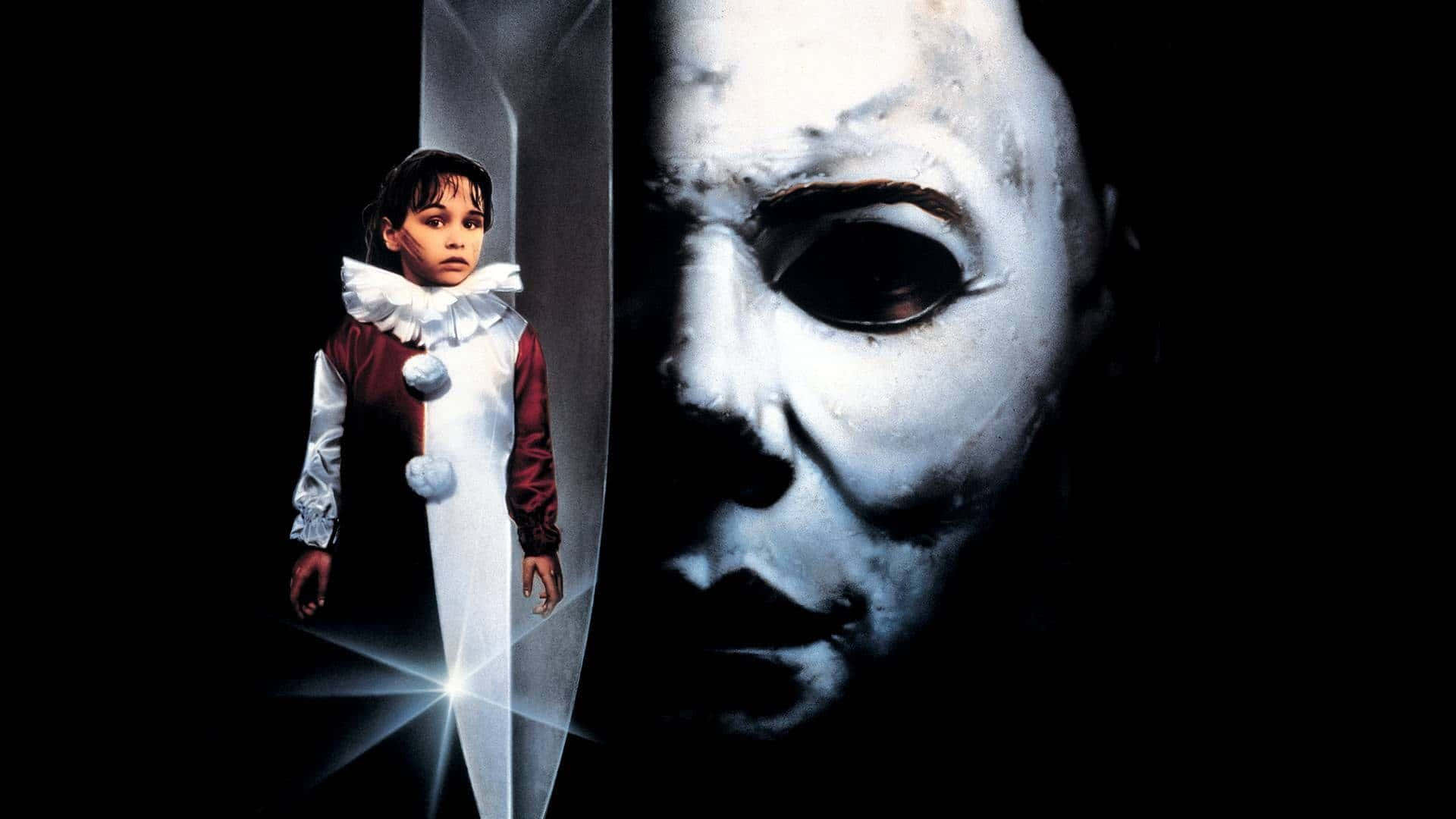 Halloween Michael Myers With Kid Victim Wallpaper