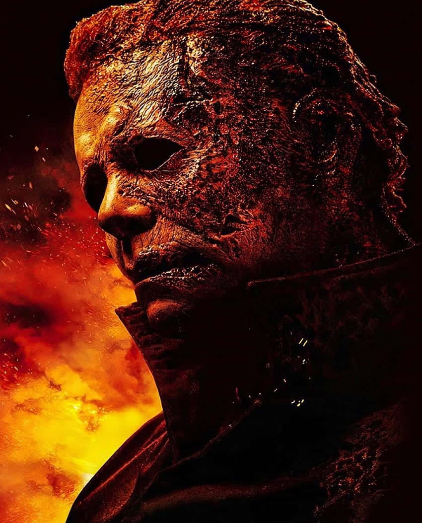 Halloween Michael Myers's Burned Face Wallpaper