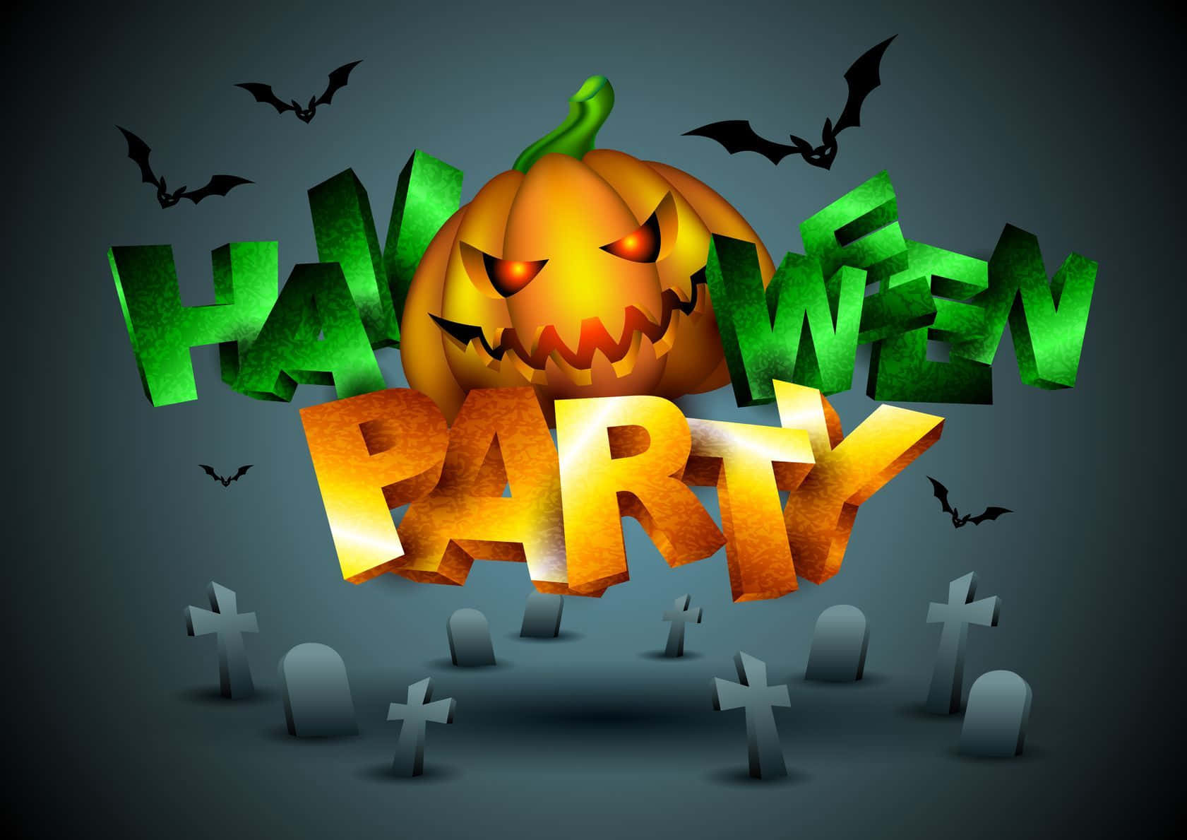 Halloween Party Vector - Halloween Party Vector