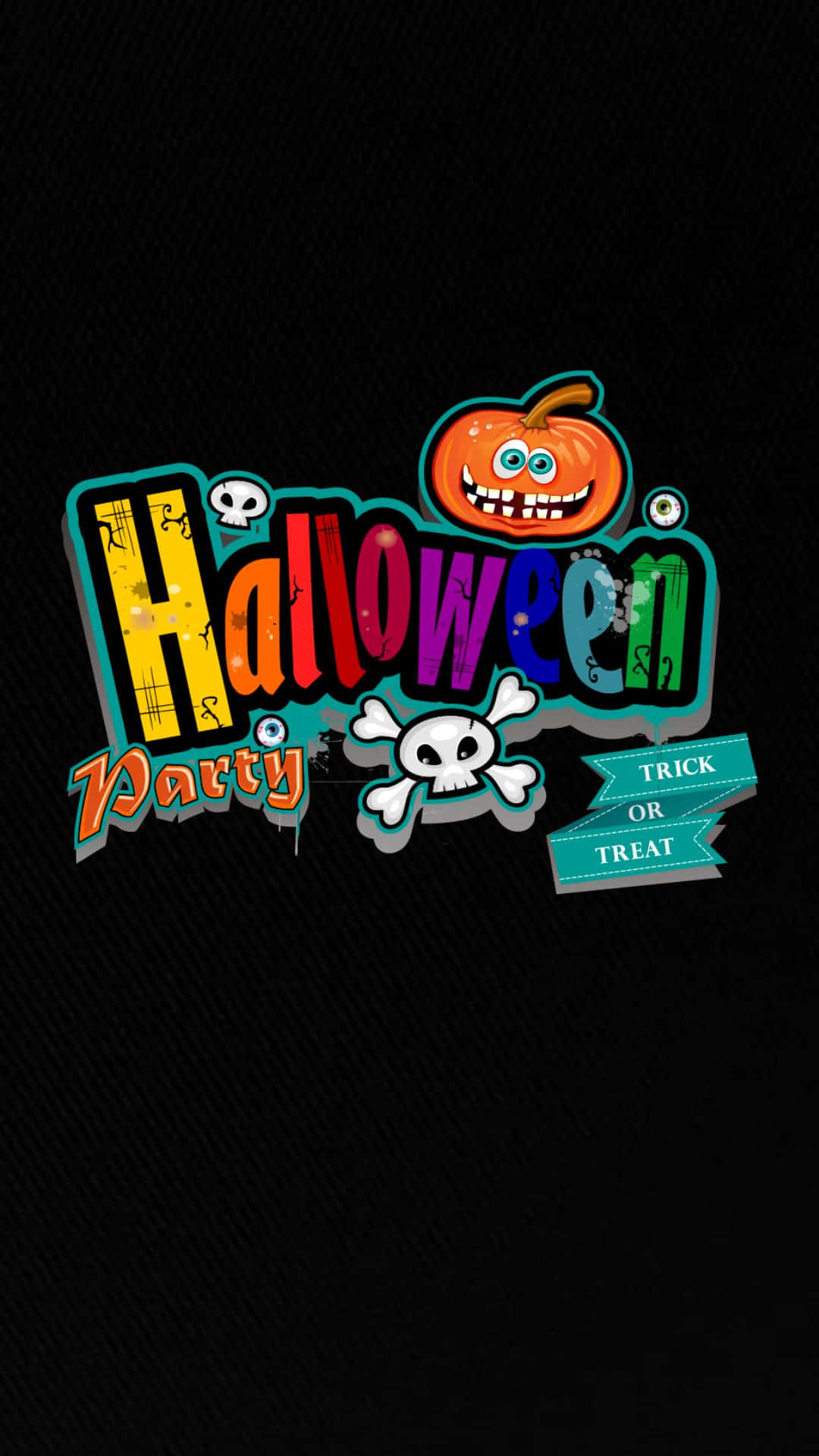 Halloween Party Logo Template
