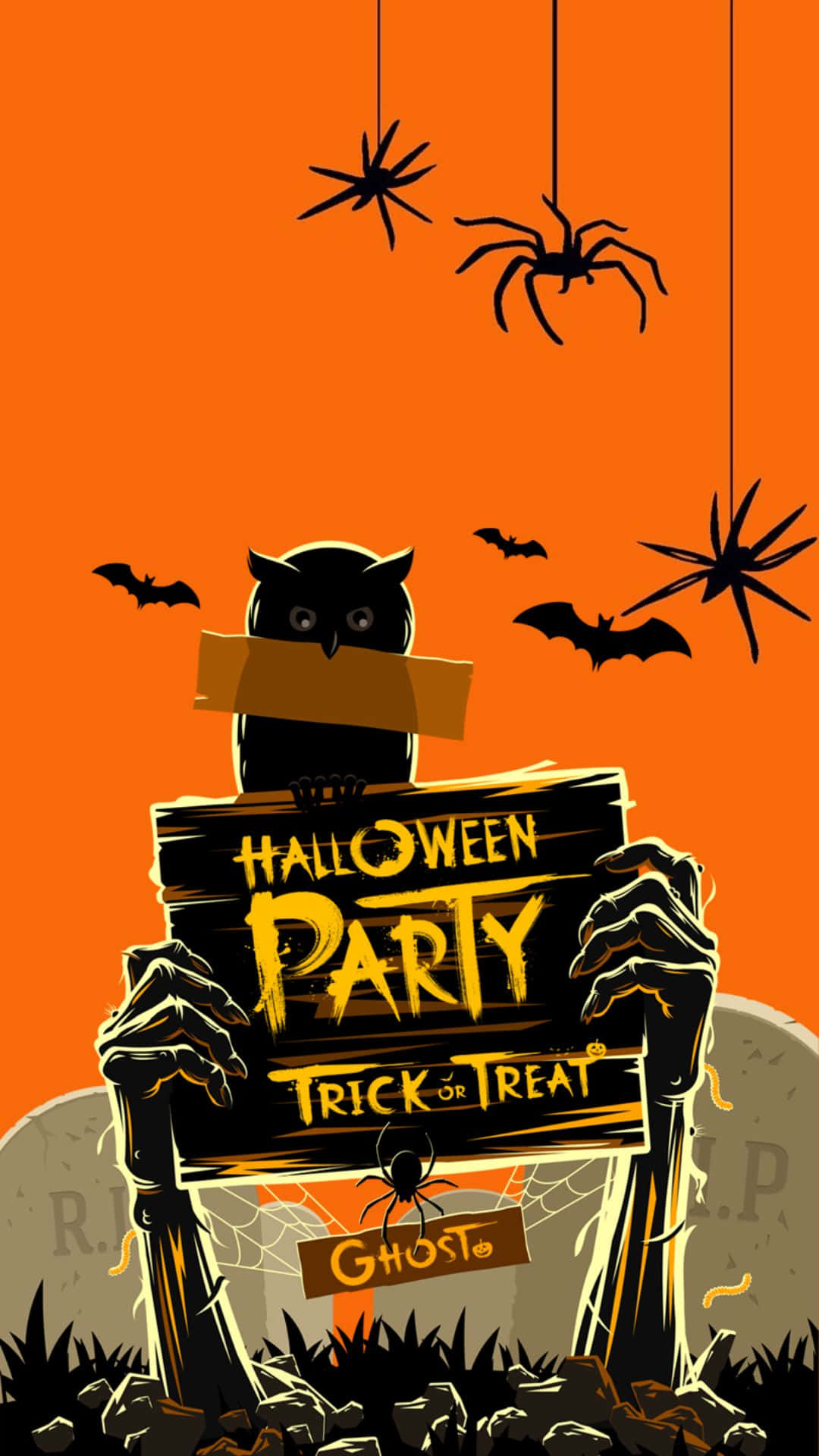 Download Halloween Party Background | Wallpapers.com
