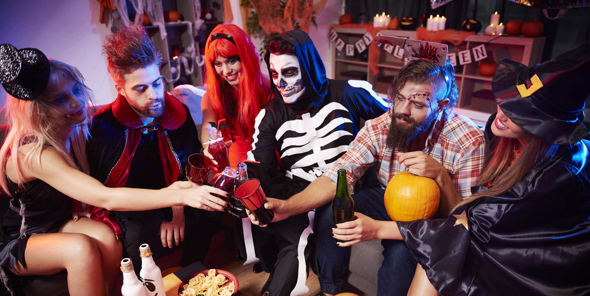 Halloweenfreunde-party-bild