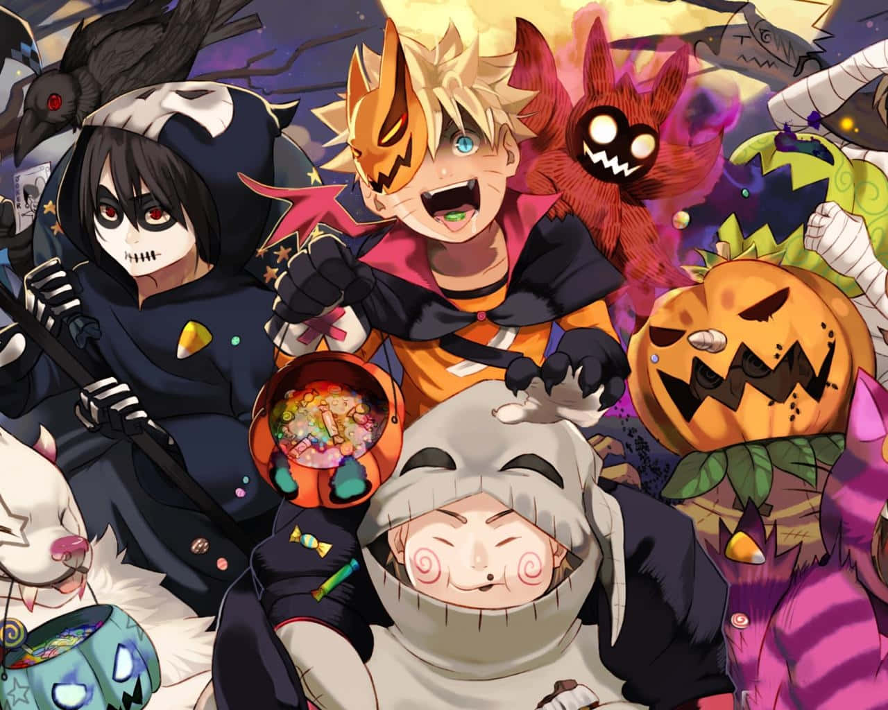 Fictional Halloween Party Picture