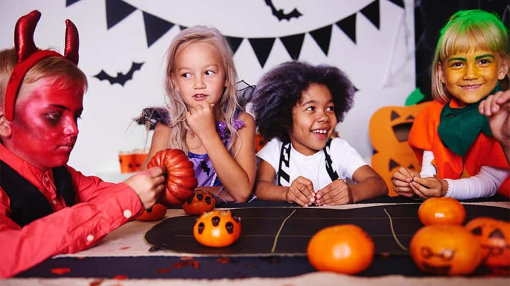 Børne Halloween fest billede