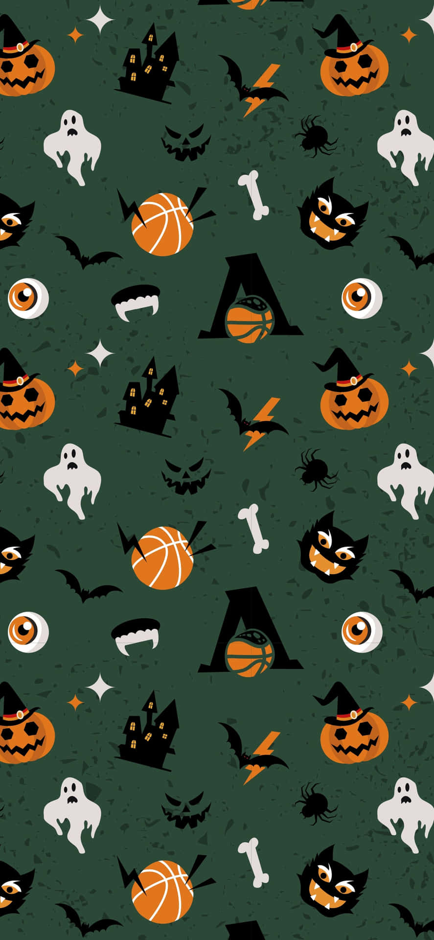Halloween Pattern Background Wallpaper