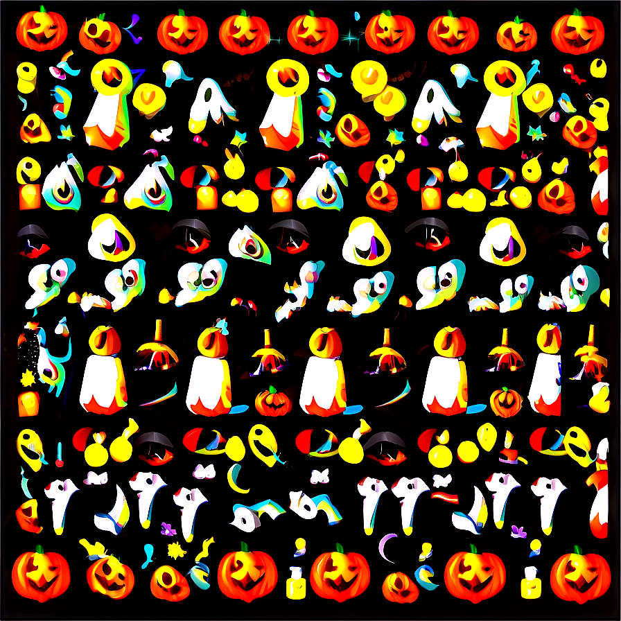 Halloween Pattern Png 05062024 PNG