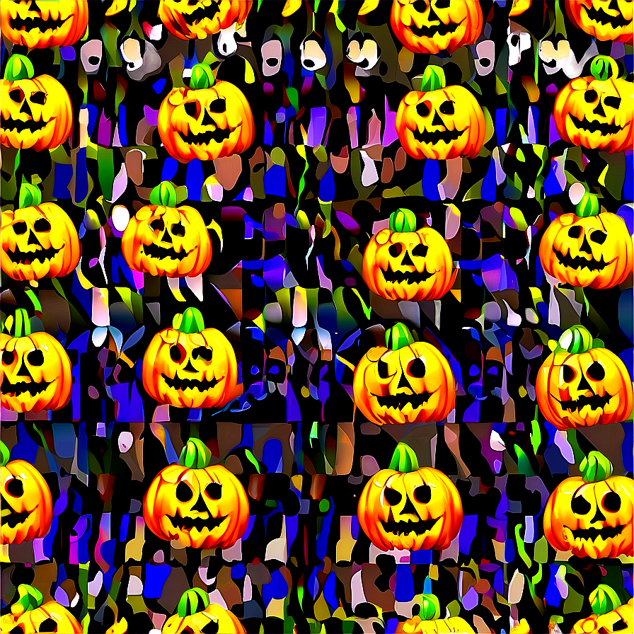 Halloween Pattern Png Ehp PNG