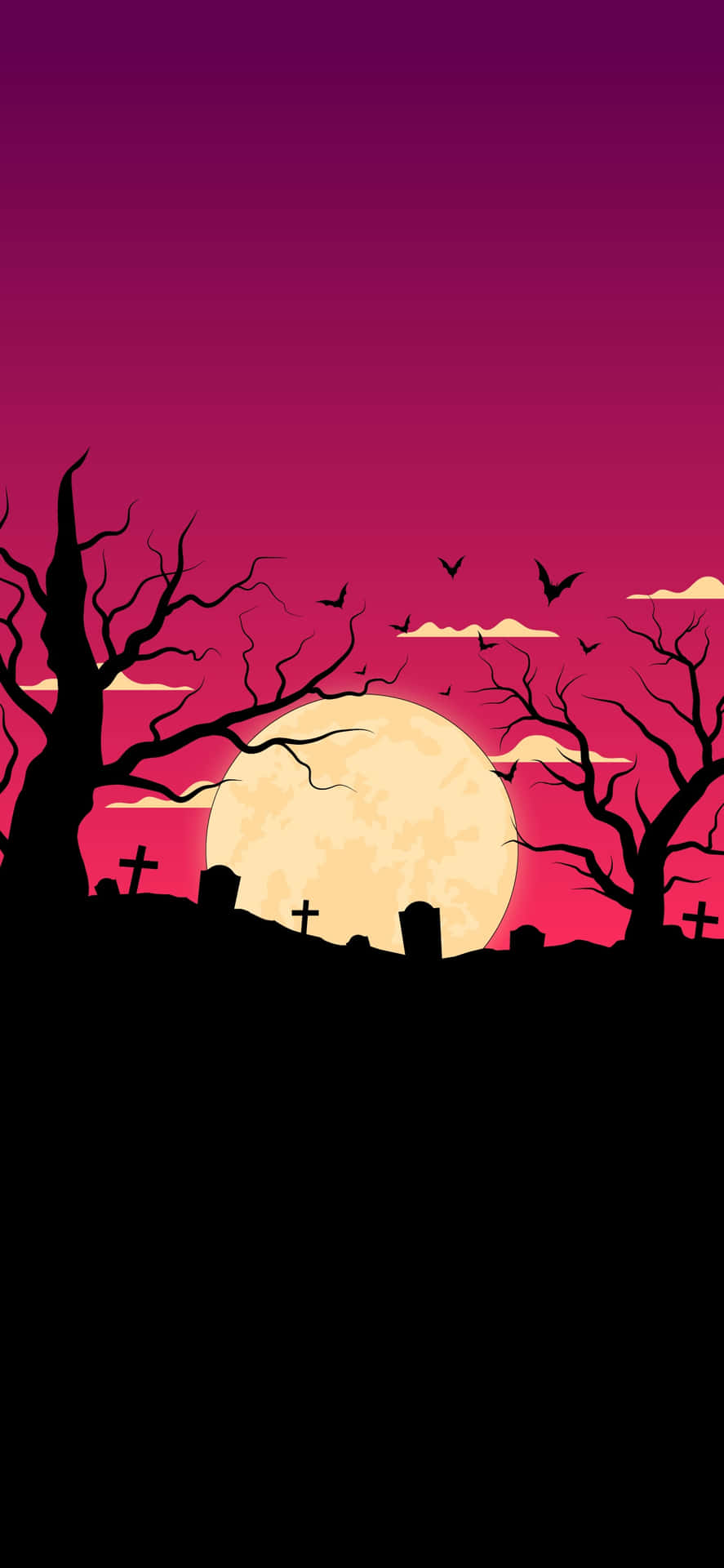 Süßesoder Saures! Feiere Dieses Halloween Mit Einem Gruseligen, Individuellen Hintergrundbild Für Dein Handy.