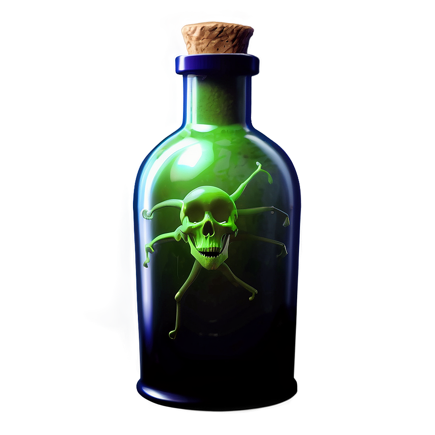 Download Halloween Poison Bottle Png Dye | Wallpapers.com