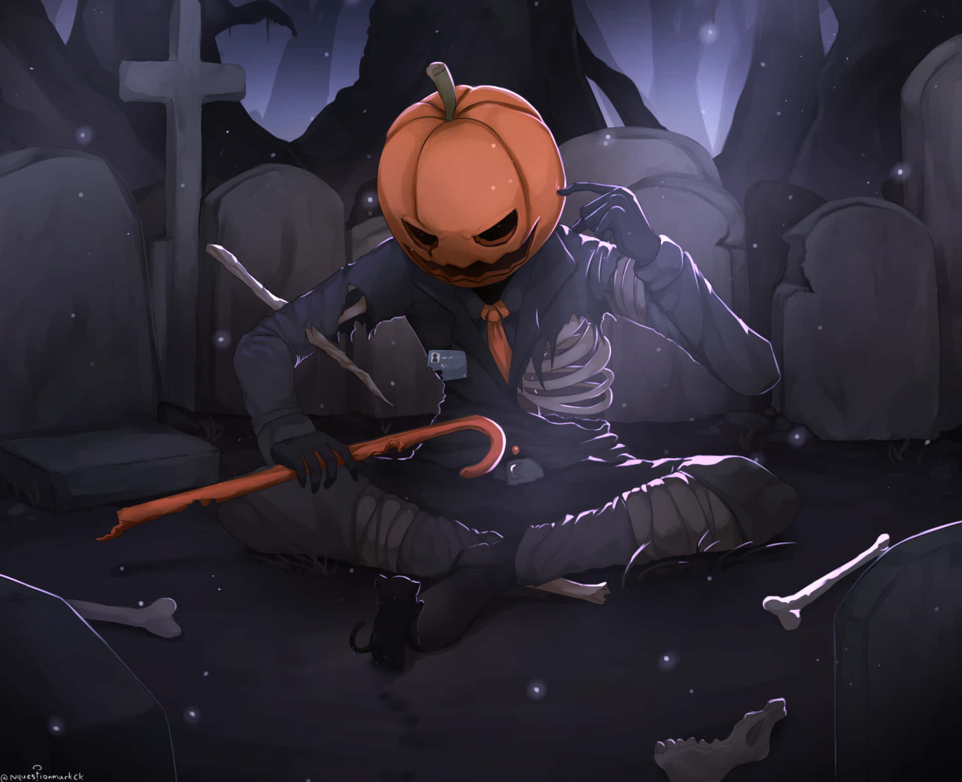 Get into the Halloween spirit with this spooky profile picture!
