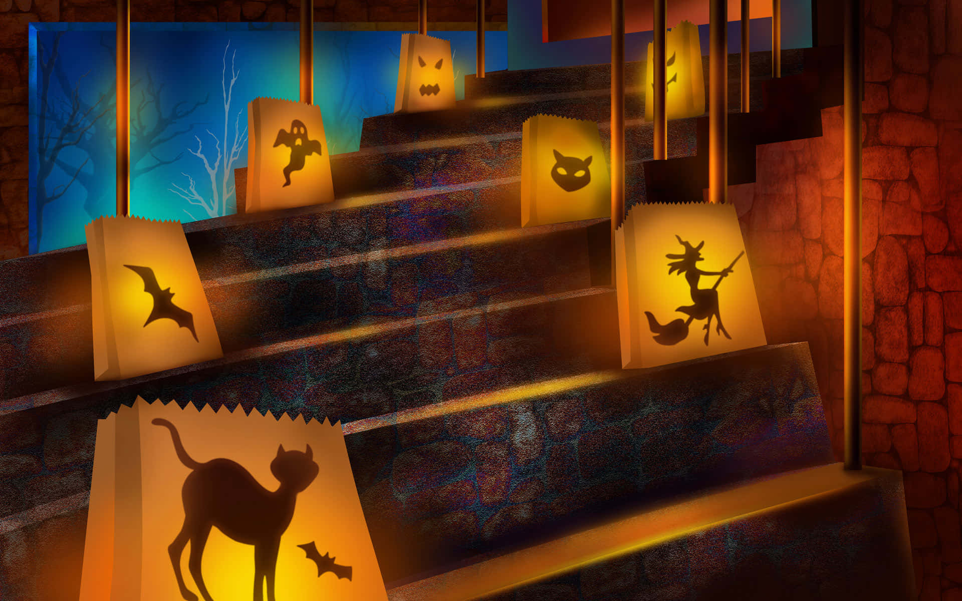 Espeluznantesadornos De Halloween Para Asustar A Tus Invitados Fondo de pantalla