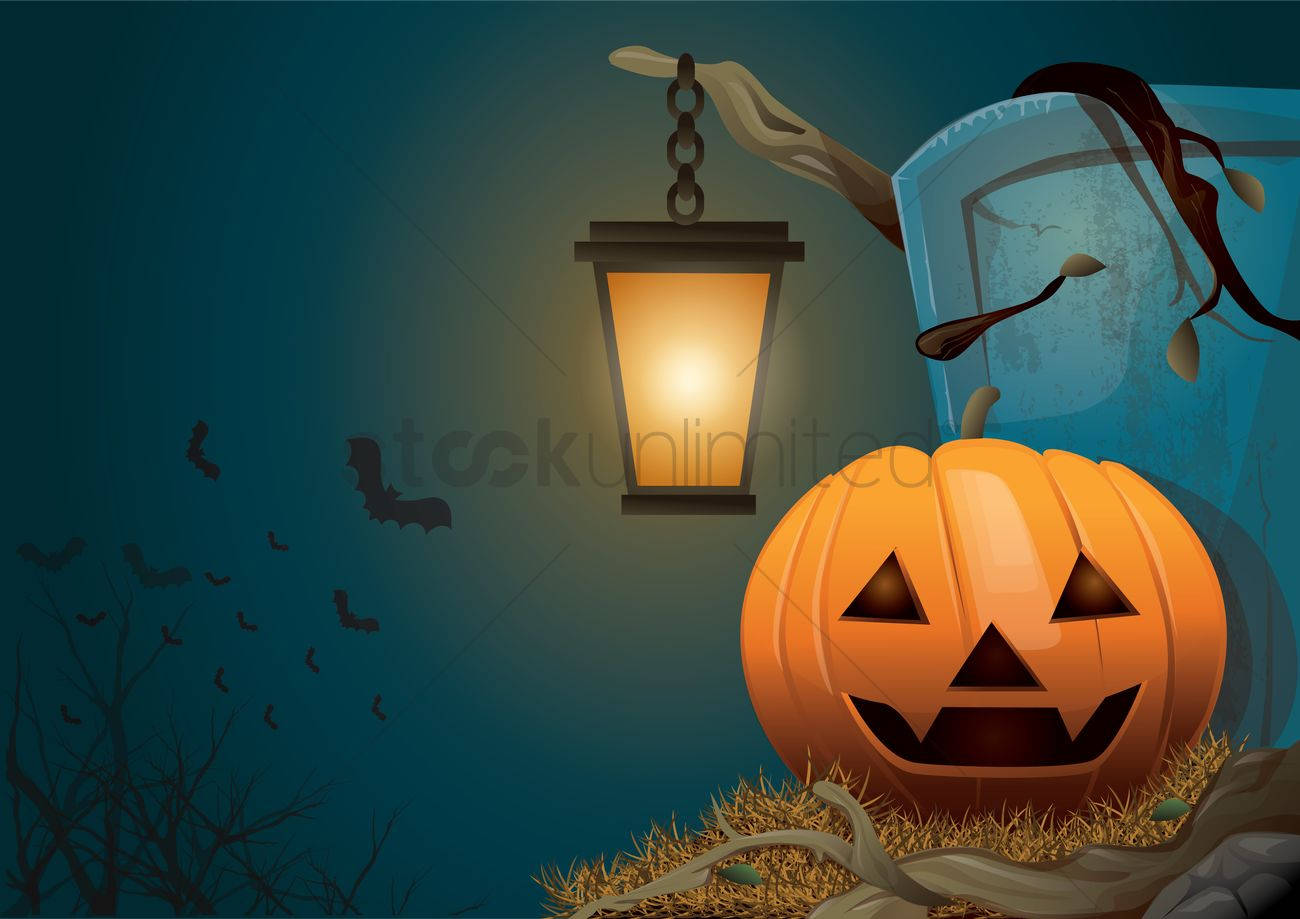 Spooky Halloween Pumpkin Wallpaper