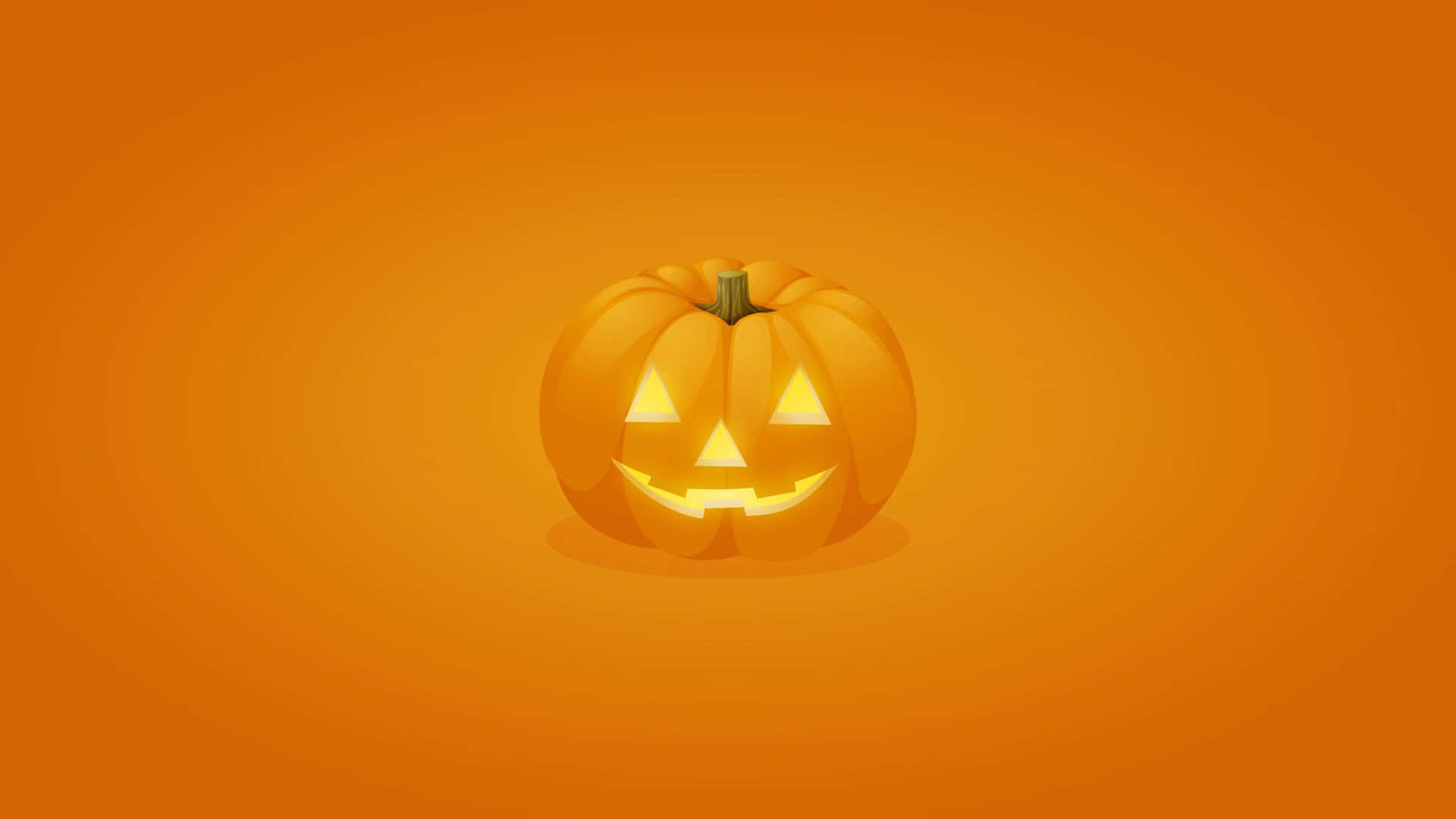 Halloween Pumpkin Background Light Inside