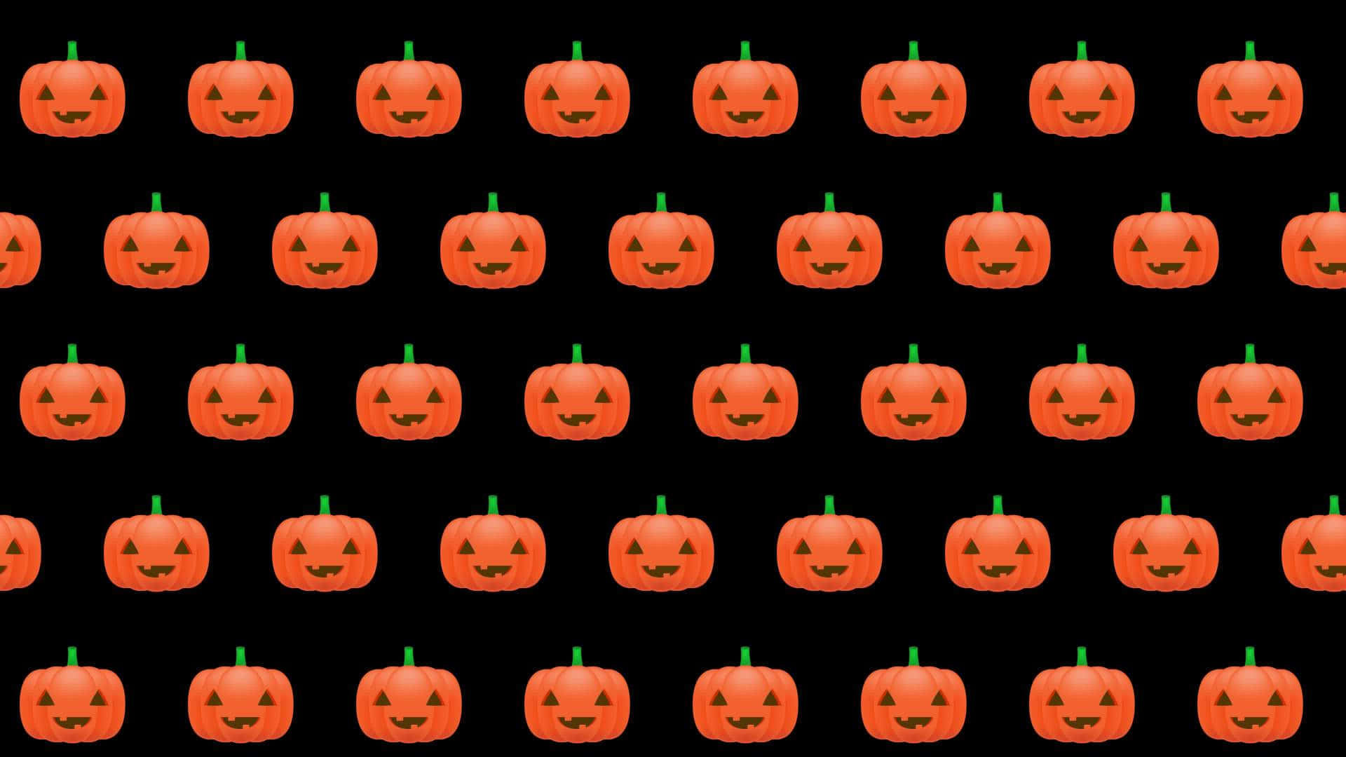 Halloween Pumpkin Background Cute Pattern