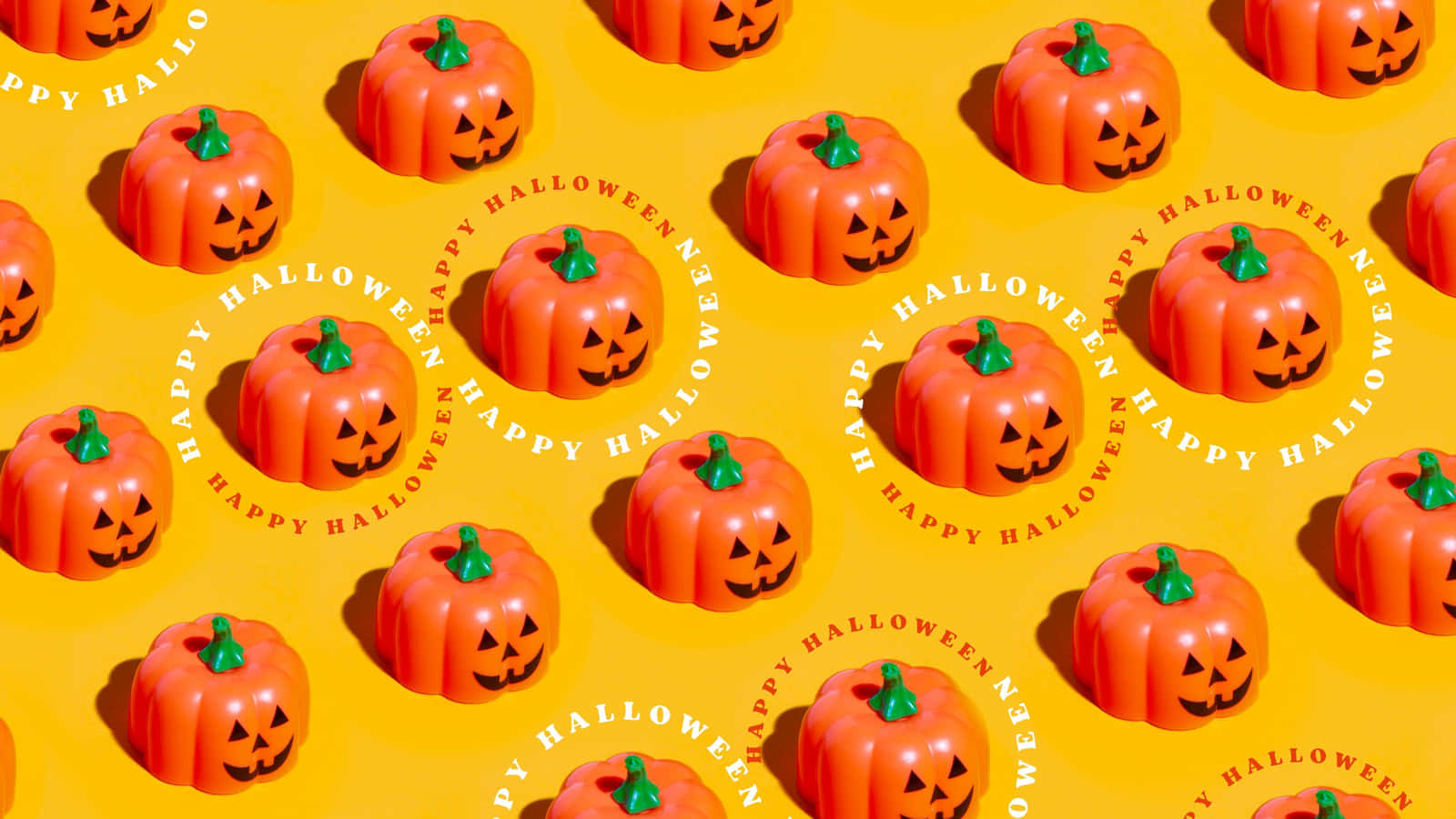 Halloween Pumpkin Background Happy Greeting