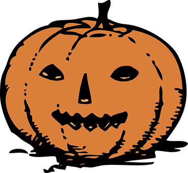 Halloween Pumpkin Carving Graphic PNG