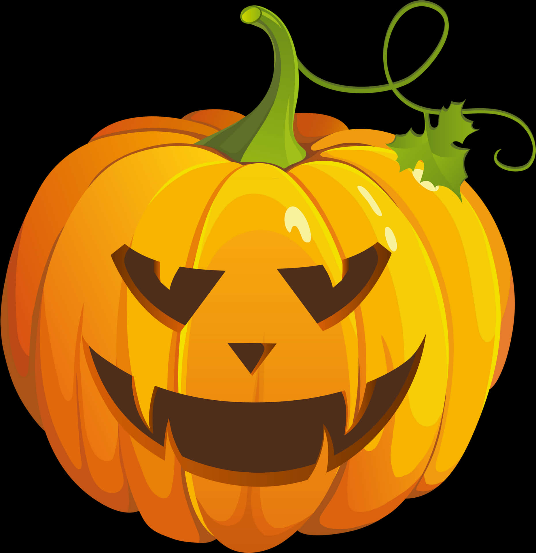 Halloween Pumpkin Carving Illustration PNG