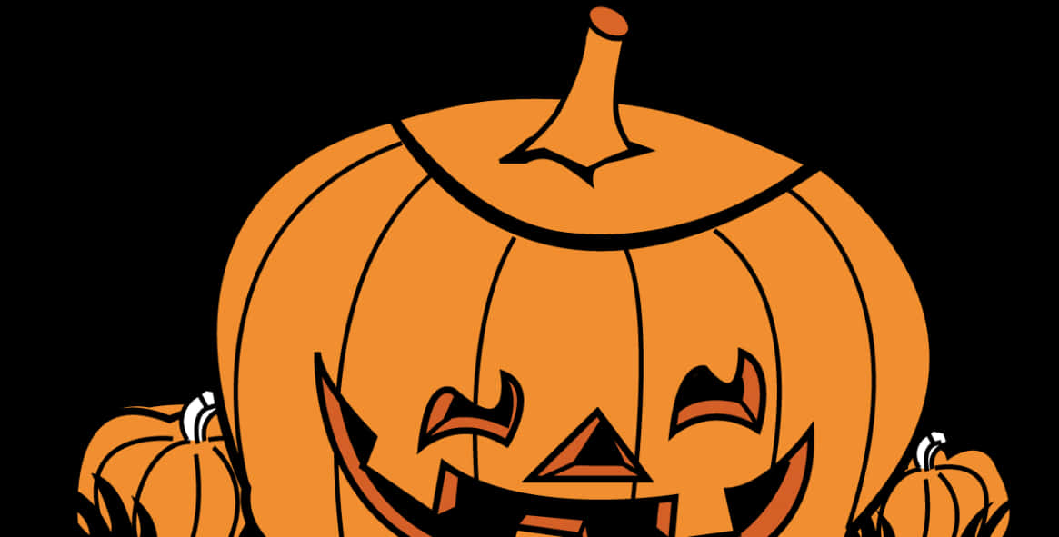 Halloween Pumpkin Carving Illustration PNG