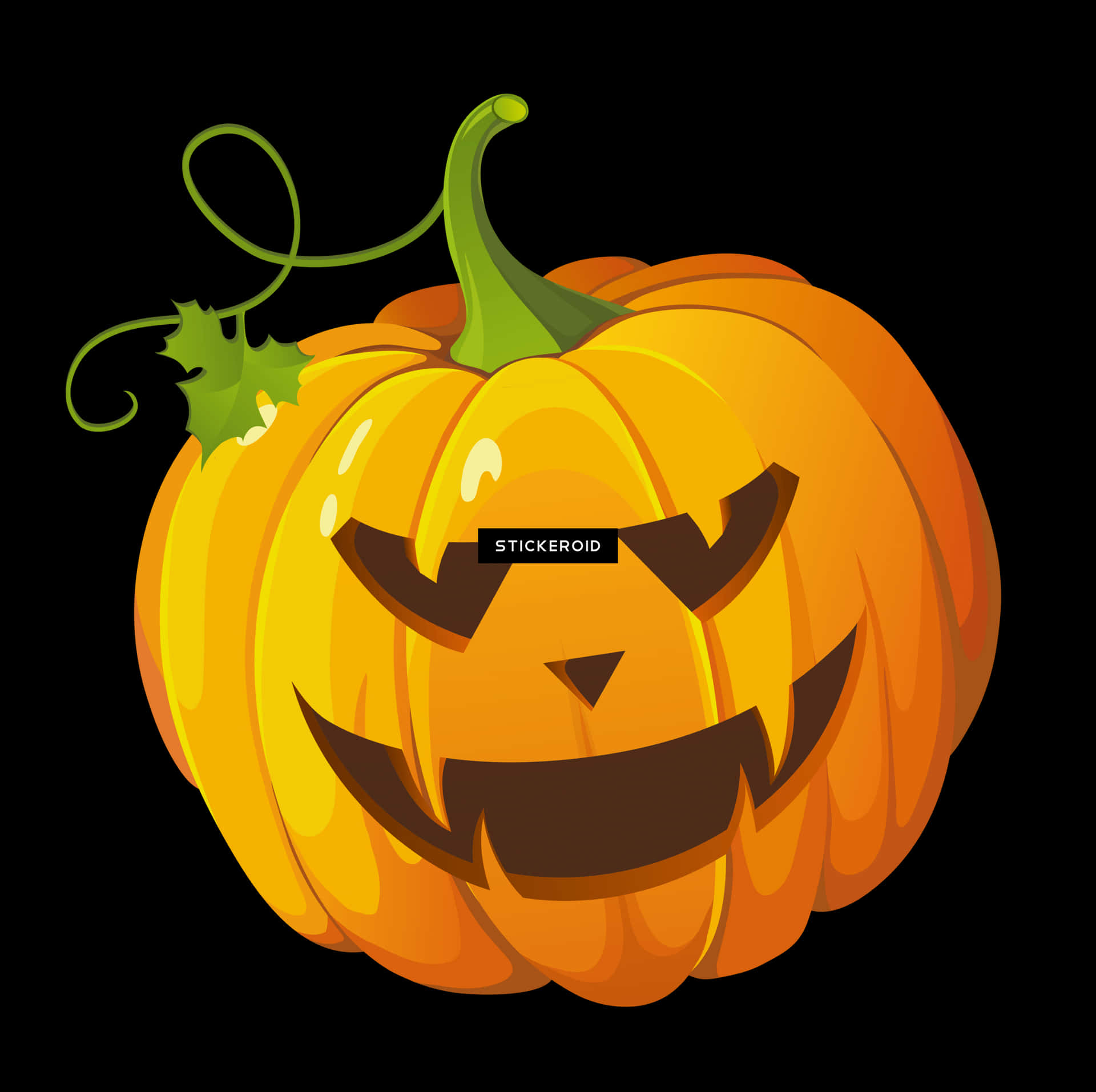 Halloween Pumpkin Carving Illustration PNG