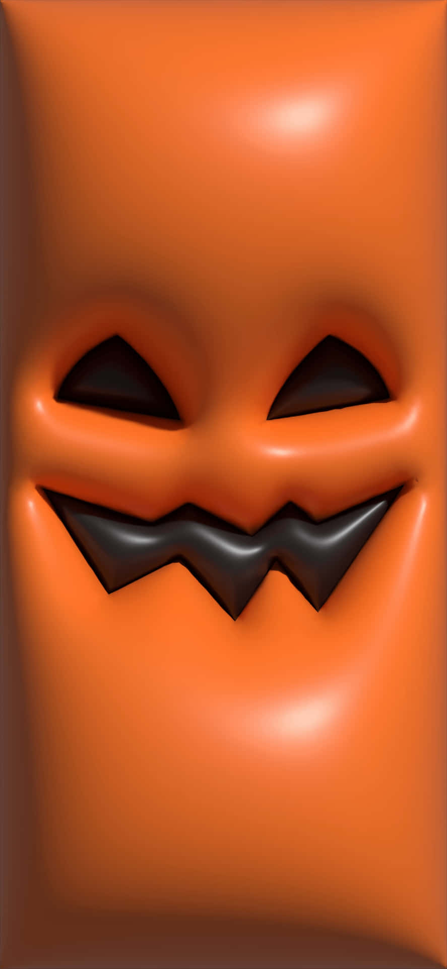 Halloween Pumpkin Glow Lockscreen Wallpaper
