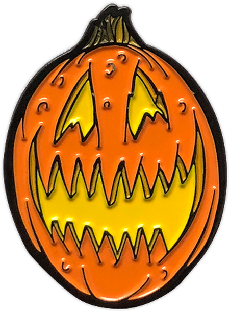 Halloween Pumpkin Lantern Pin PNG