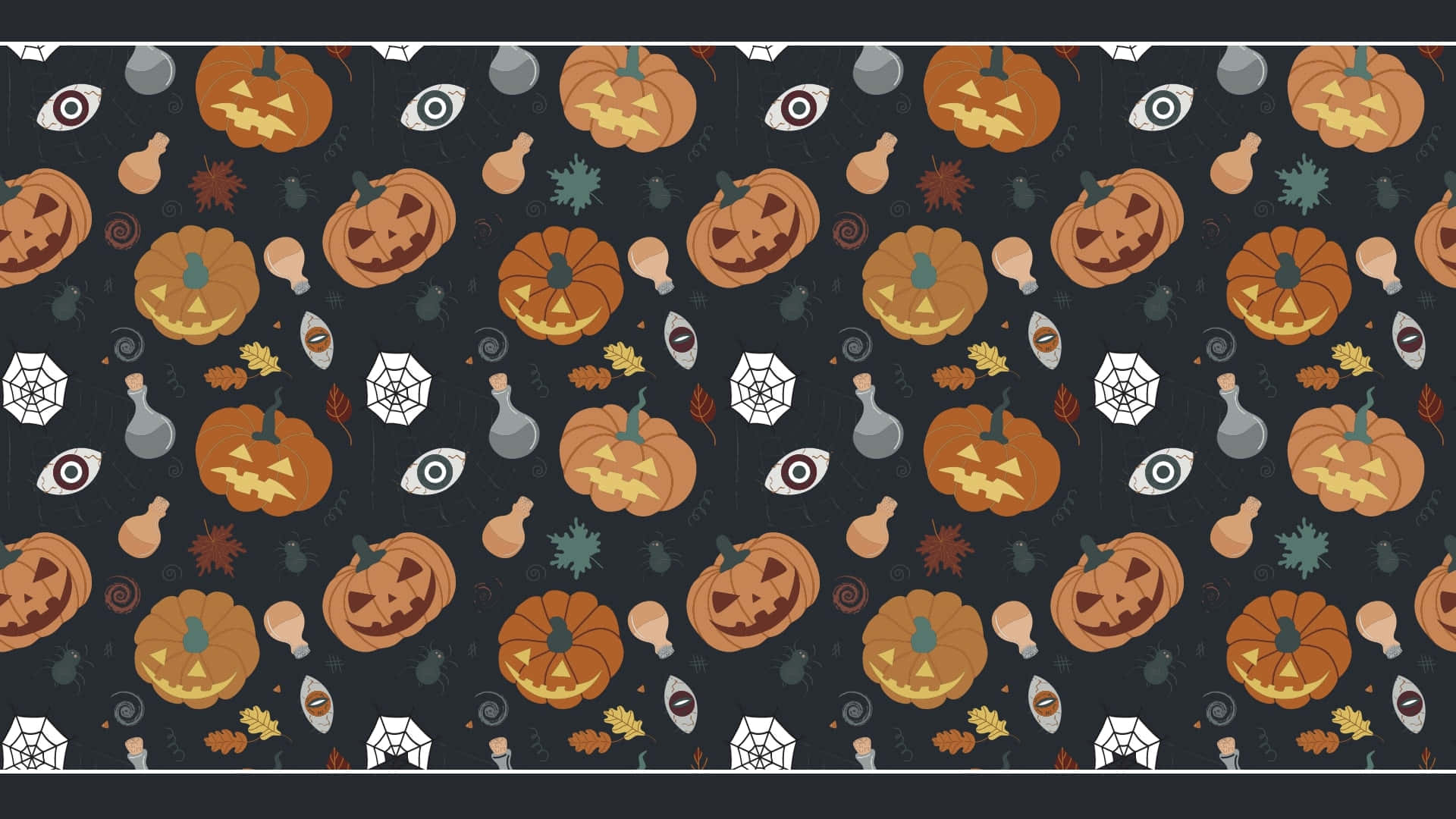 Halloween Pumpkin Pattern Background Wallpaper