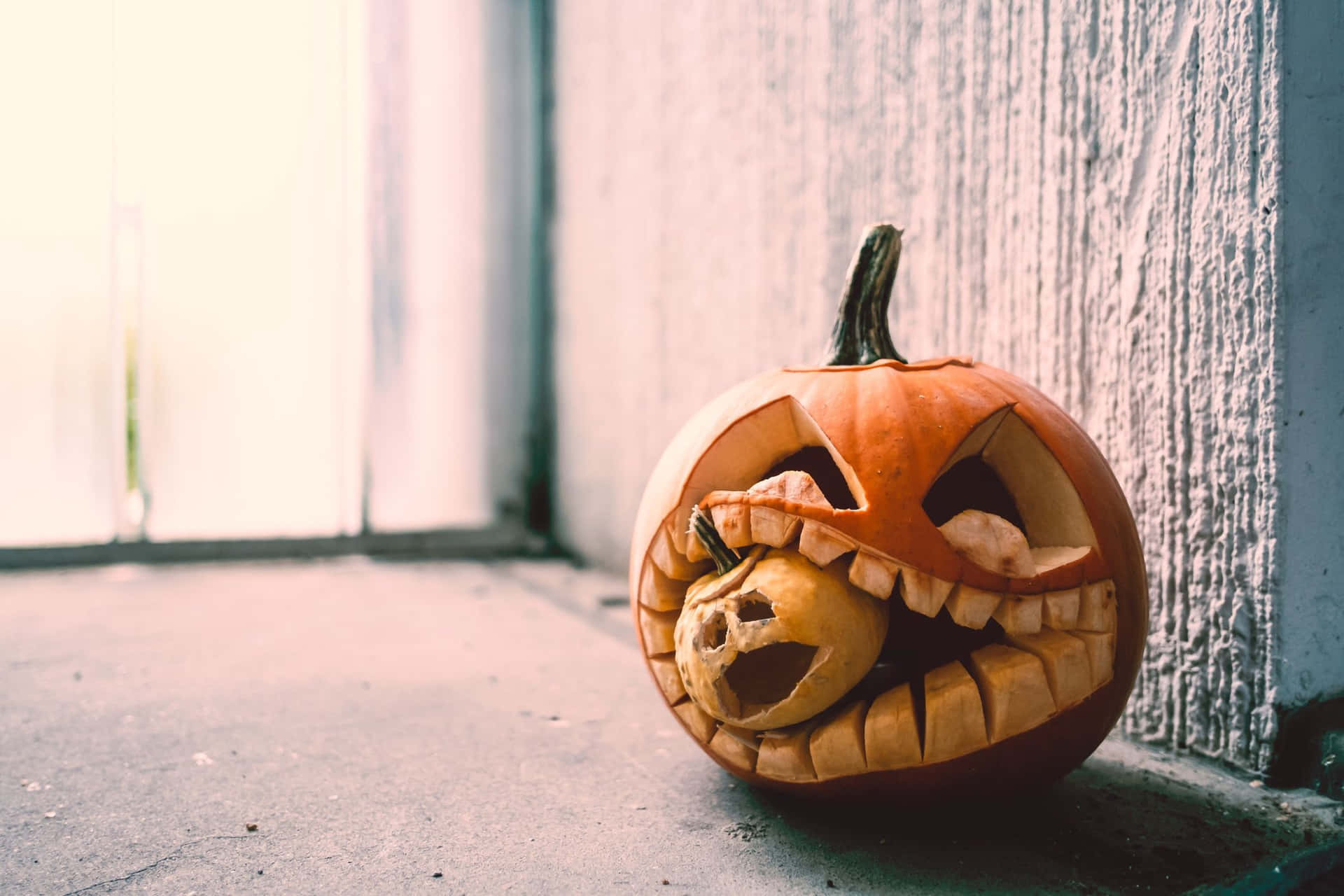 Halloween Pumpkin Monster Design Picture