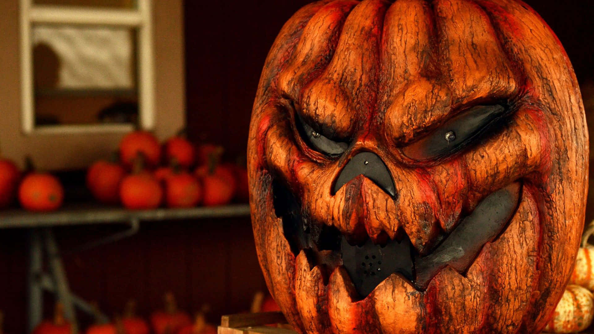 scary pumpkin animation