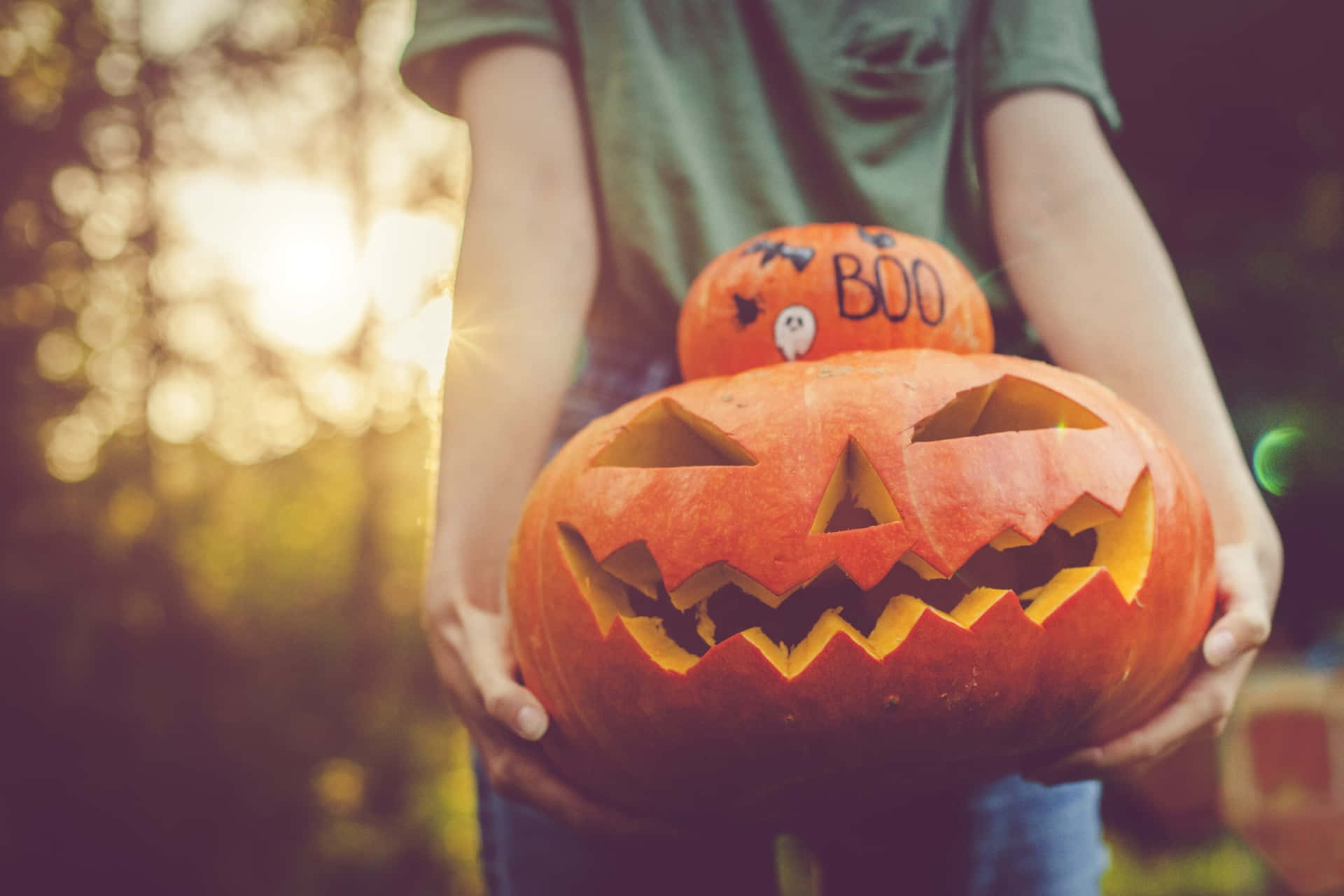 Halloween Pumpkin Child Design Picture