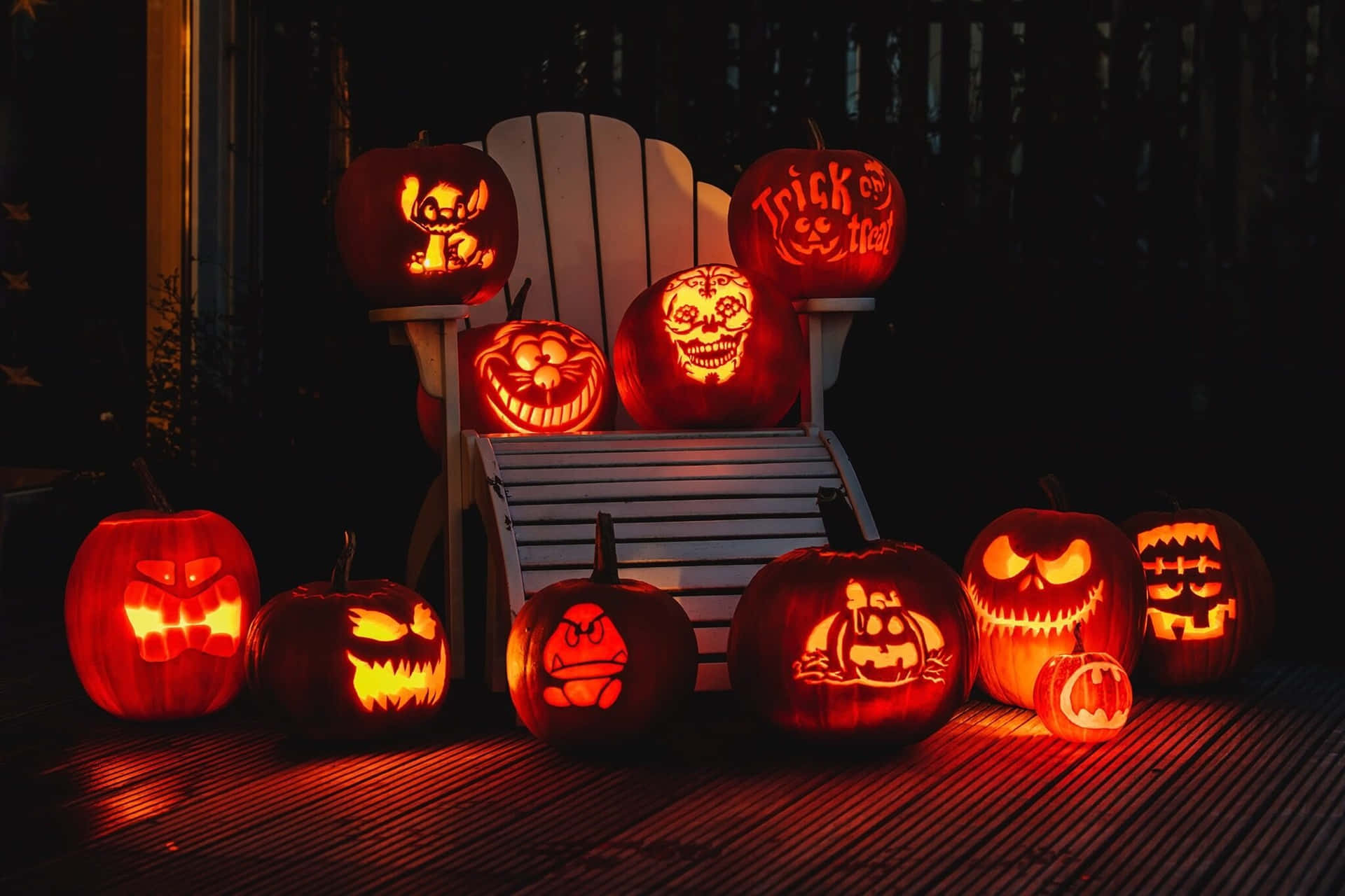 Halloween Pumpkin House Decor Picture
