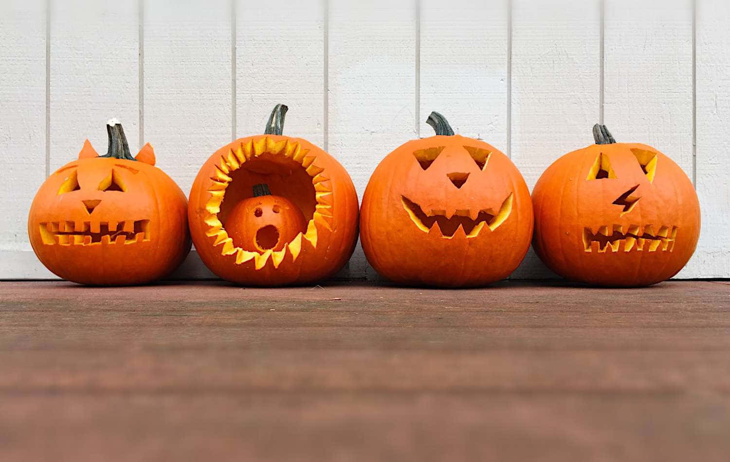 Halloween Pumpkin Cute Carving Picture