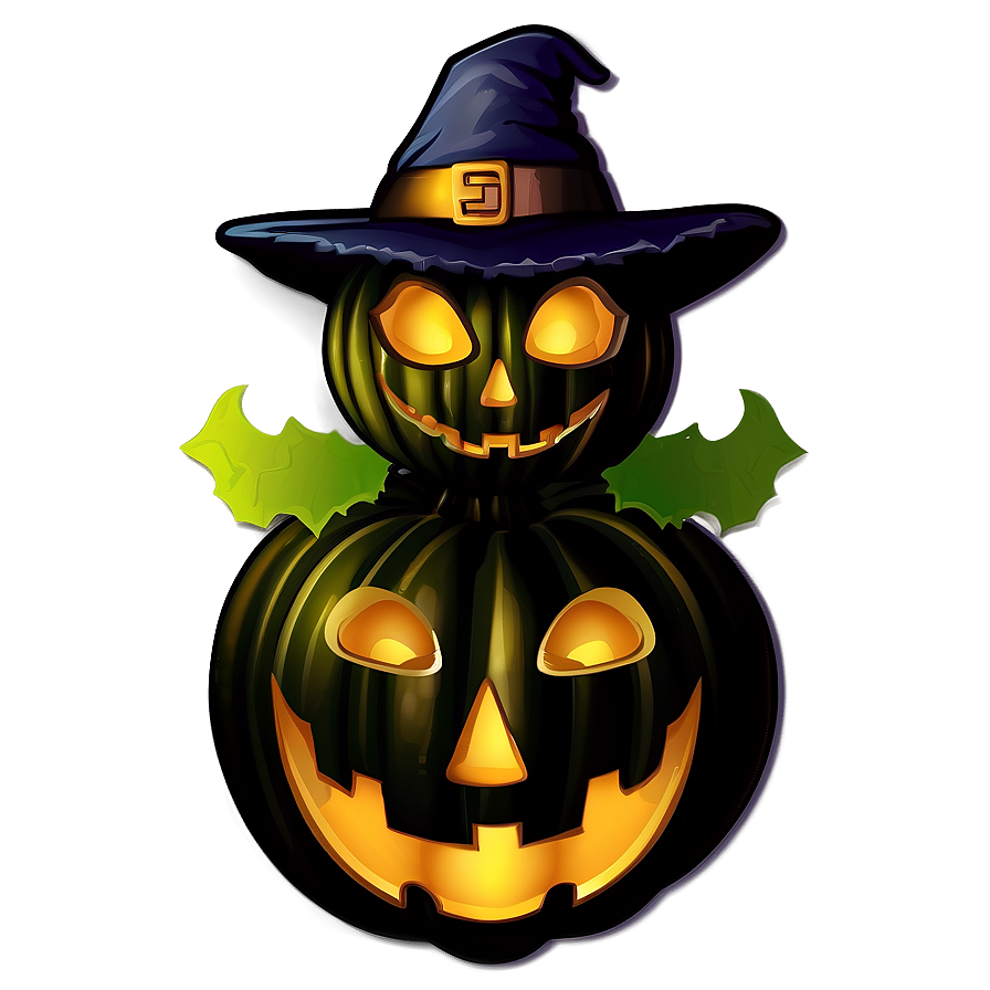 Download Halloween Pumpkin Sticker Png Afb | Wallpapers.com