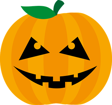 Halloween Pumpkin Vector Illustration PNG