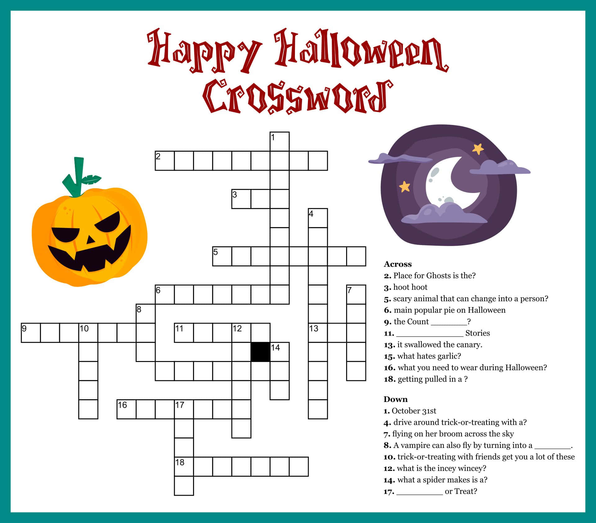 Get creative this Halloween with some unique and spooky puzzles. Wallpaper