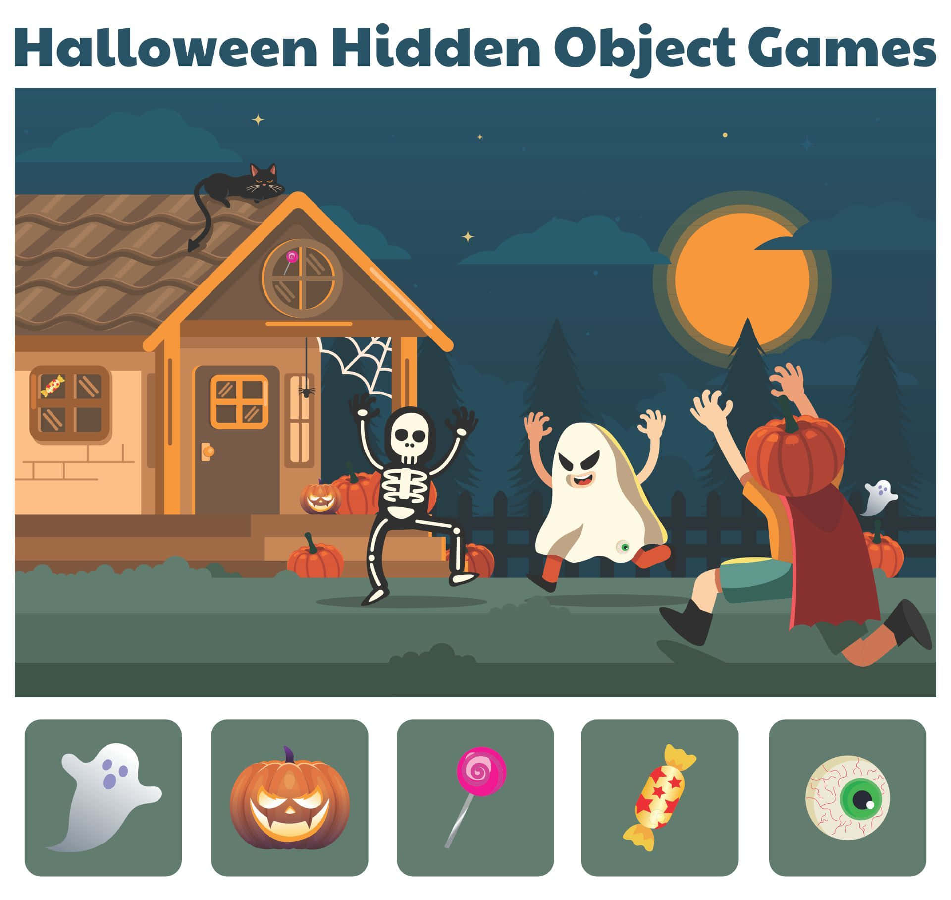 Enjoy solving these puzzles this Halloween Wallpaper